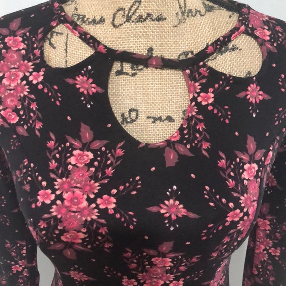 Long sleeve skater dress stretchy - Picture 2 of 4